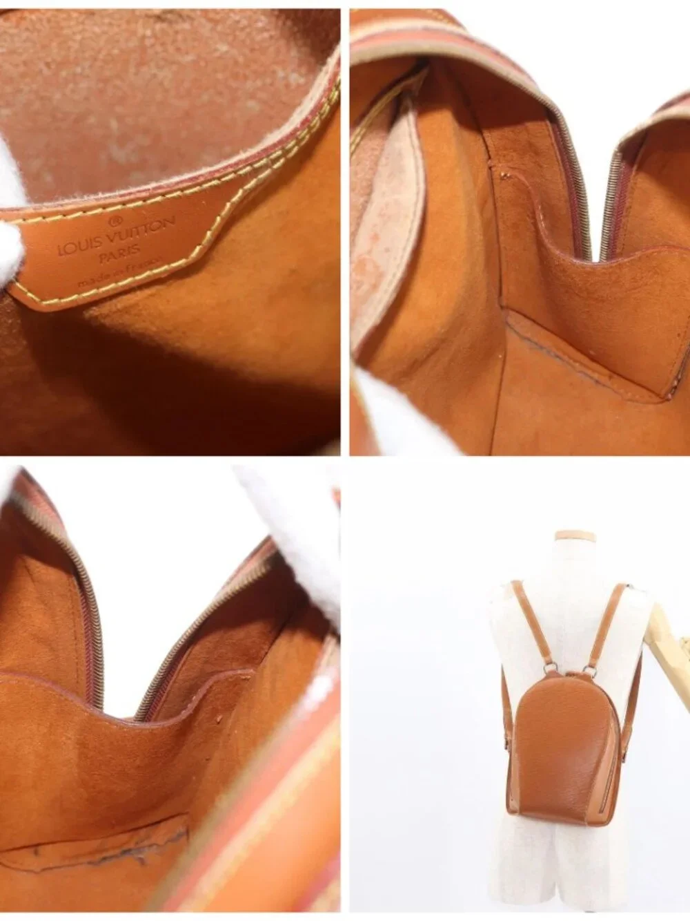 LOUIS VUITTON Epi Mabillon Backpack Zipangu Gold LV Auth - Picture 15 of 15